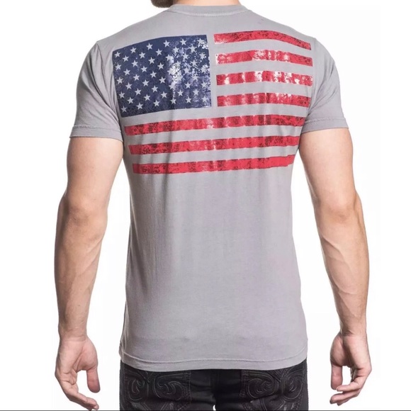 XTREME COUTURE by AFFLICTION T-Shirt AMERICAN BRAV - Picture 3 of 6
